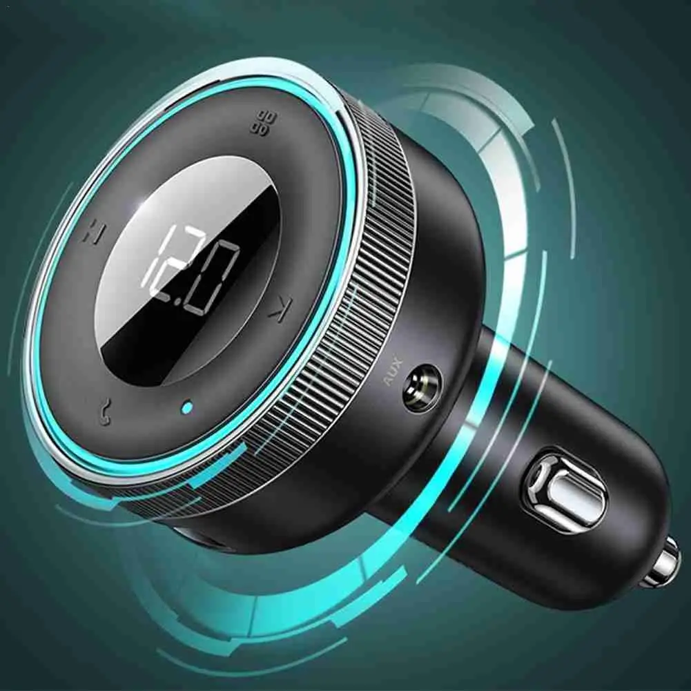 FM-передатчик модулятор Автомобильный беспроводной Bluetooth 5 0 USB быстрая зарядка