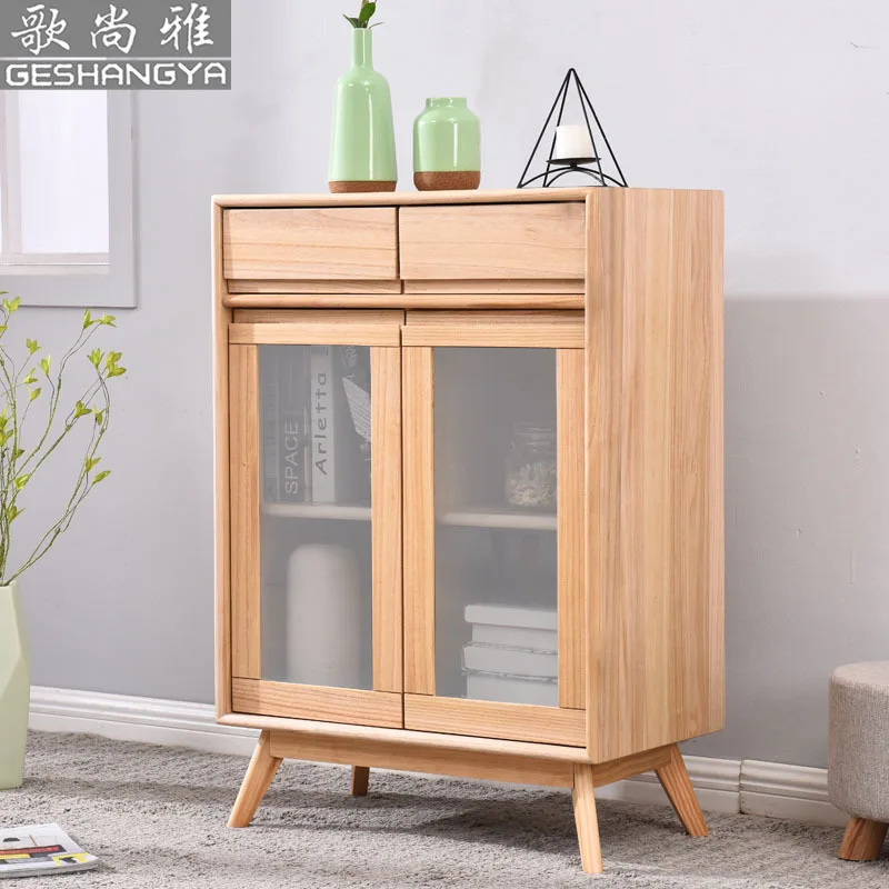 

Northern European-Style Cabinet Solid Wood Storage Cabinets Multi-functional Cabinet Customizable Minimalist Modern Jane Sideboa
