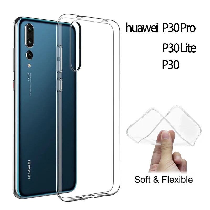 

Huawei P30 Pro Case Huawei P30 Lite Case Clear Silicone Back Cover Phone Case For Huawei P30 Lite P30 Pro P30Lite P30Pro Case