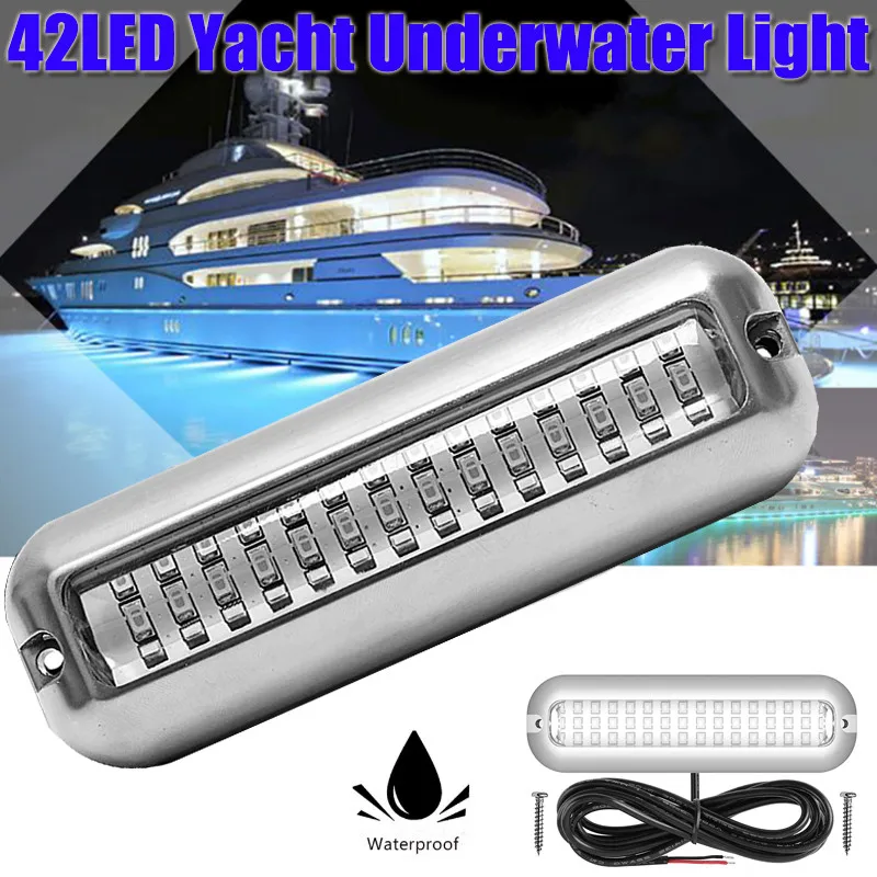5 Inch Yacht Underwater Light 42 Led Navigation Light For Yacht Boat