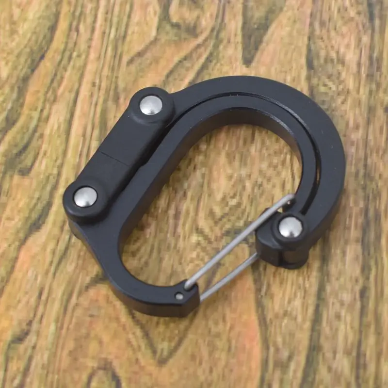 

Carabiner Hybrid Gear Clip Carabiner Rotating Hook Strong Clips Camping Hiking Travel Backpack Mountain Climbing Outdoor Gadget