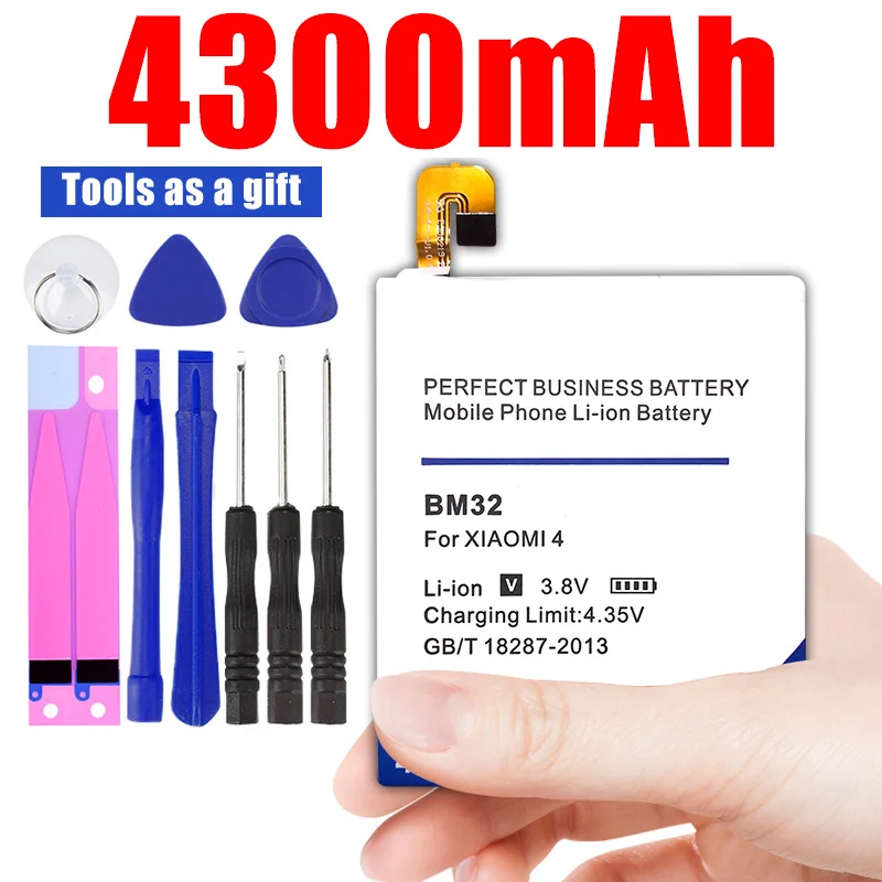 

4300mah Bm32 Battery for Xiaomi M4 Mi4 Xiao Mi 4