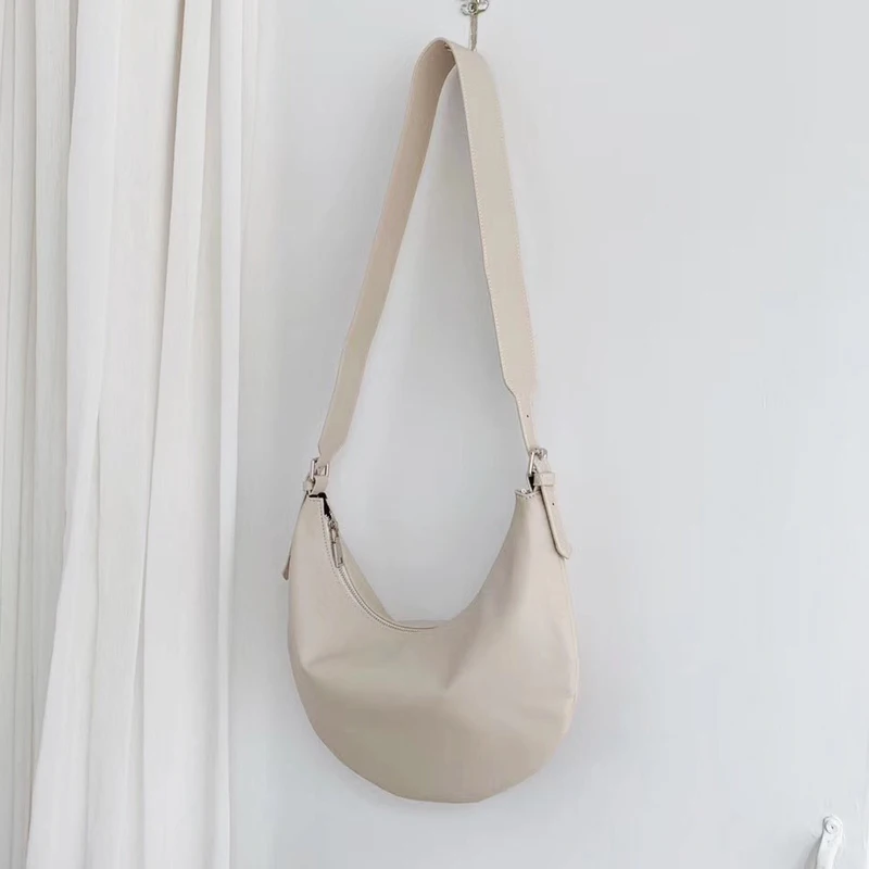 

2019 Winter New Women Bags Women Shoulder Bag Casual Middle Ladies Crossbody Bag Brand Designer Soft Moon Handbags Whole Sale