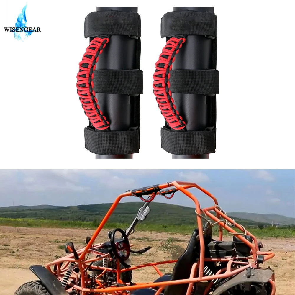 Универсальный тройной ремень рулон поручень ручка для ATV UTV RZR Polaris автомобильный верхний бар крепление боковой захват ручка держатель для Jeep