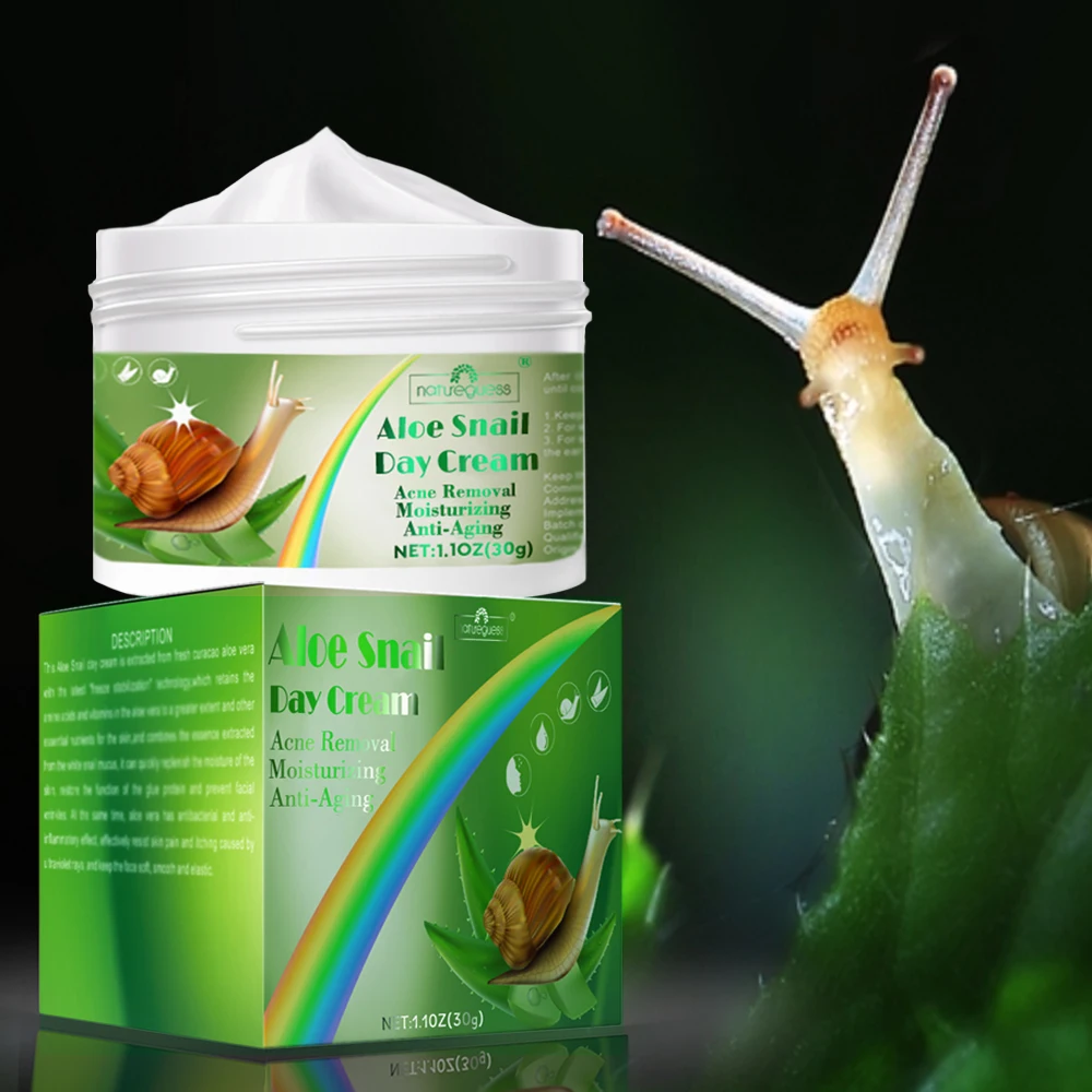 Retinol Snail Aloe Face Cream Anti-Wrinkle Whitening Moisturizing Anti-Aging Facial Day Night Cream Skin Care Korean Cosmetics