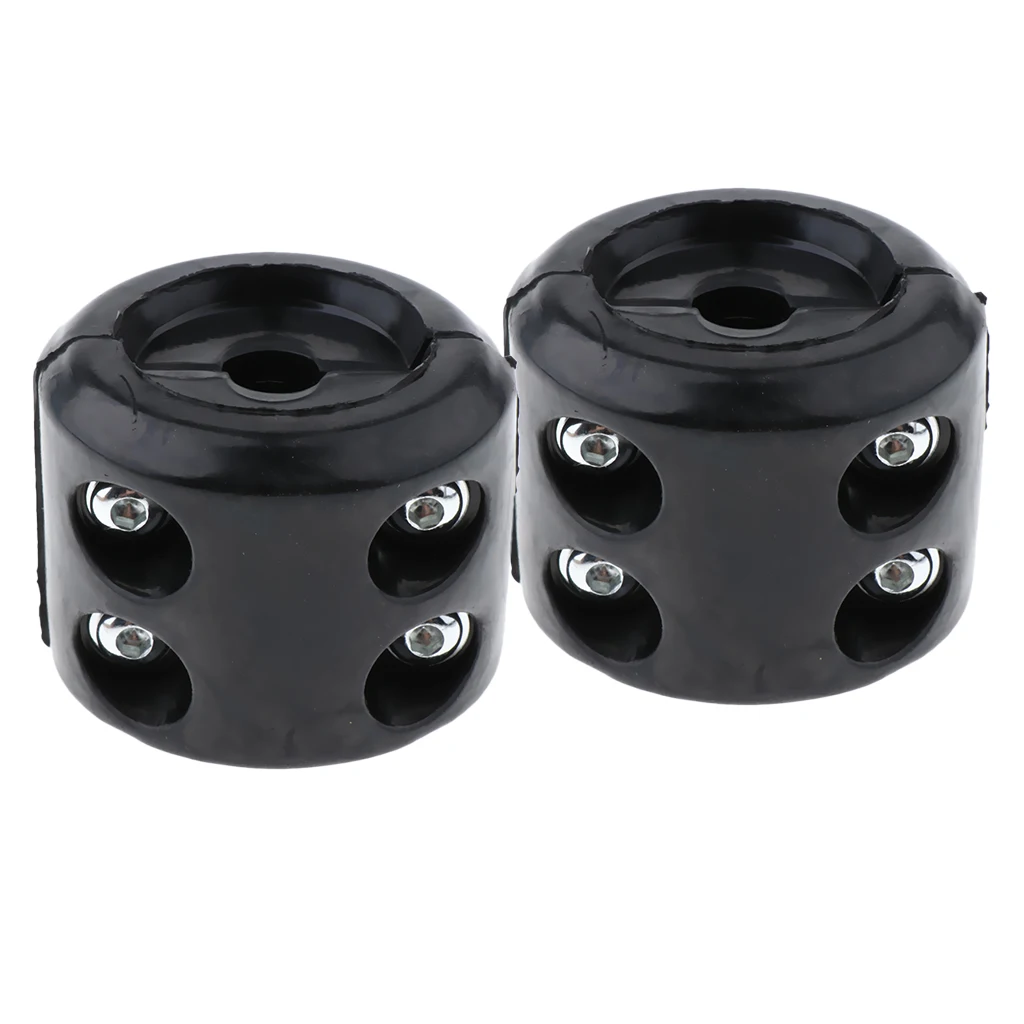 2 Piece ATV UTV Winch Rubber Line Cable Lift Stopper Rubber Cushion + Screws