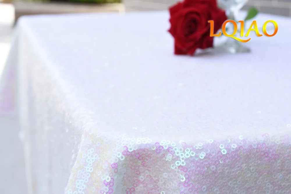 Changed White Sequin Tablecloth-007-02
