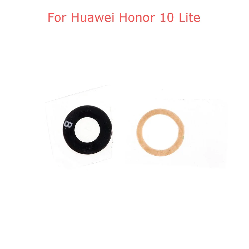 2 шт./лот для Huawei Honor 10 Lite Задняя крышка объектива камеры с клейким стикером|Шлейфы