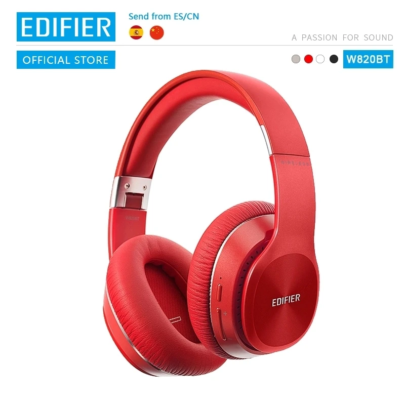 Bluetooth наушники EDIFIER W820BT с технологией CSR складные дизайнерские двойные батареи до