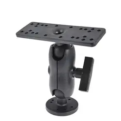 360 Degree Swivel Universal Marine Kayak Electronic Fish Finder Mount Fishfinder GPS Plate Rotating Boat GPSMAP Supporter