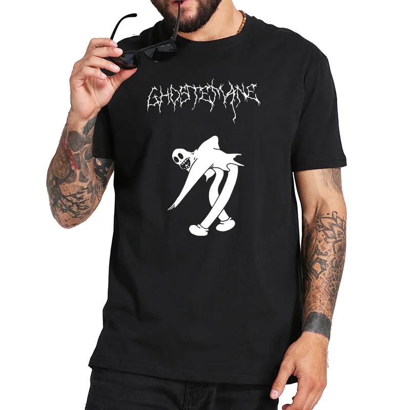 Футболка ghosteгрин футболка в стиле рэпера европейский размер дышащая
