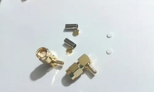 1000 шт. SMA штекер соединитель обжимной с для RG316, RG174, LMR100