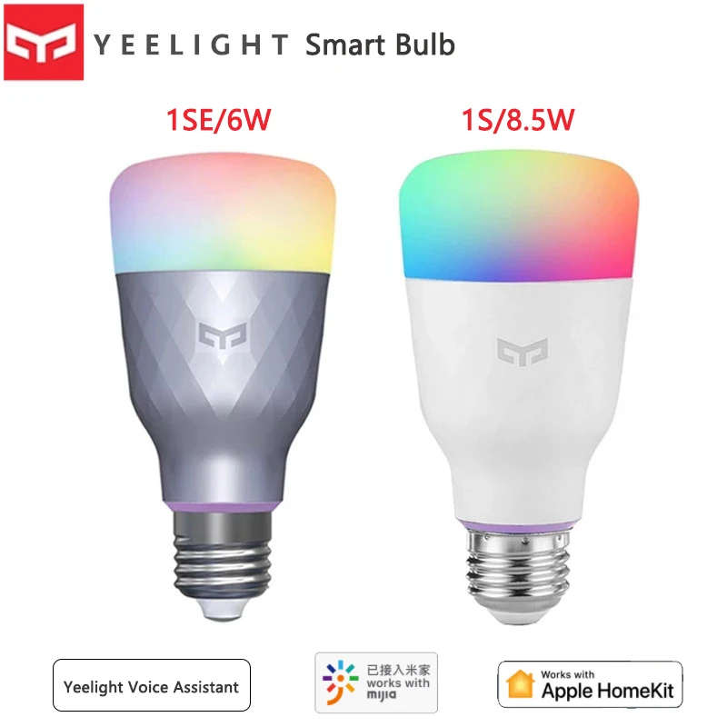 Yeelight LED Intelligent WIFI Smart Phone App Control Multi Color E26 Bulb 100V 