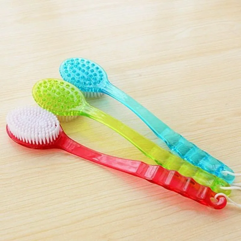 

Bath Brush Back Body Bath Shower Sponge Scrubber Brushes With Handle Exfoliating Scrub Skin Massager Exfoliation Bathroom Brush