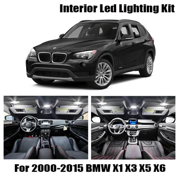 

100% Perfect White Error Free Canbus LED bulb interior map dome light Kit for 2000-2015 BMW X1 E84 X3 E83 F25 X5 E53 E70 X6 E71