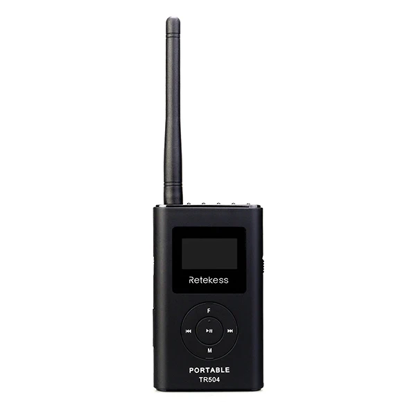 Retekess TR504 0,6 Вт FM беспроводной передатчик MP3 вещания радио передатчик для автомобиля встречи гид системы