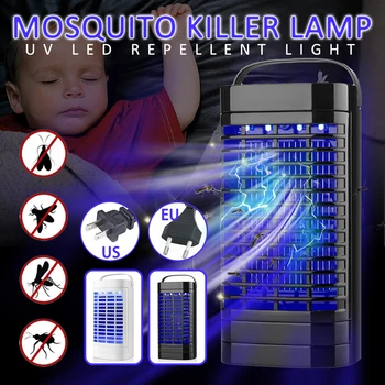 

110V/ 250V Portable Electric 5W Mosquito Insect Killer Lamp Fly Bug Repellent Anti Mosquito UV Night Light EU US Plug