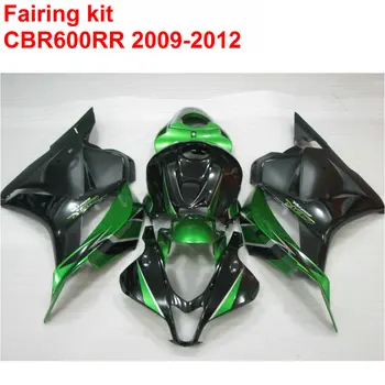 

OEM quality Fairing Kit For HONDA CBR600RR 2009 2010 2011 2012 CBR 600 RR Green Black ABS Fairings 09 10 11 12 XF4
