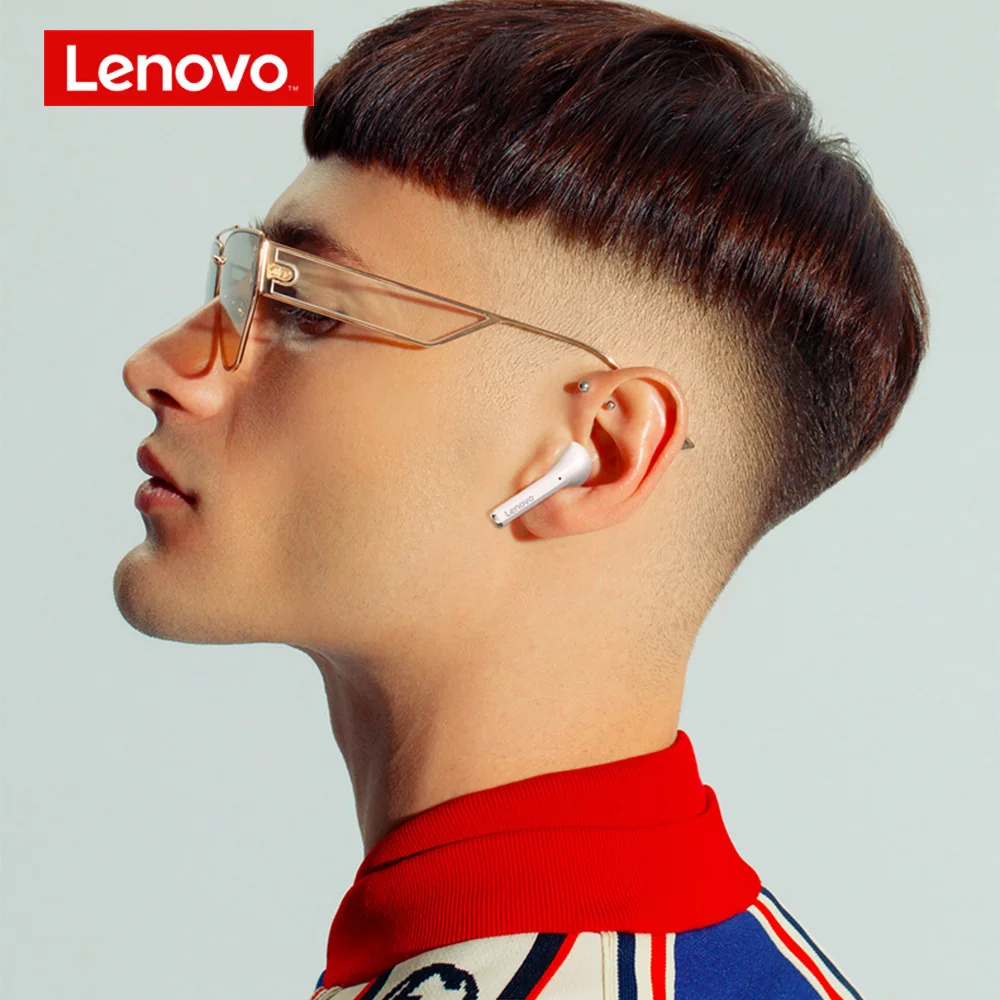 Original Lenovo LP2 TWS Wireless Earphones Bluetooth 5.0 Headset Dual Stereo Bass Touch Control VS Lenovo  LP1 Update ACC Sound