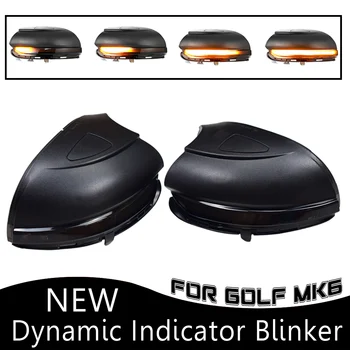

LED Blinker Dynamic Turn Signal Light For Volkswagen VW GOLF 6 VI MK6 GTI R line R20 Touran Rear-View Mirror Indicator Light