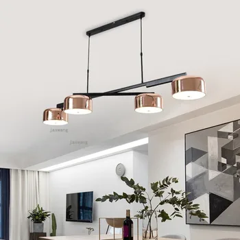 

Modern Decor Lustre LED Loft Chandeliers Nordic Rotatable Ceiling Chandelier Light Fixtures Glass Bedroom Chandelier Lighting