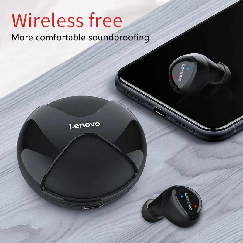 Lenovo TWS Беспроводная гарнитура Bluetooth наушники IPX5 водонепроницаемые наушники Bluetooth 5,0 для XiaoMi huawei lenovo