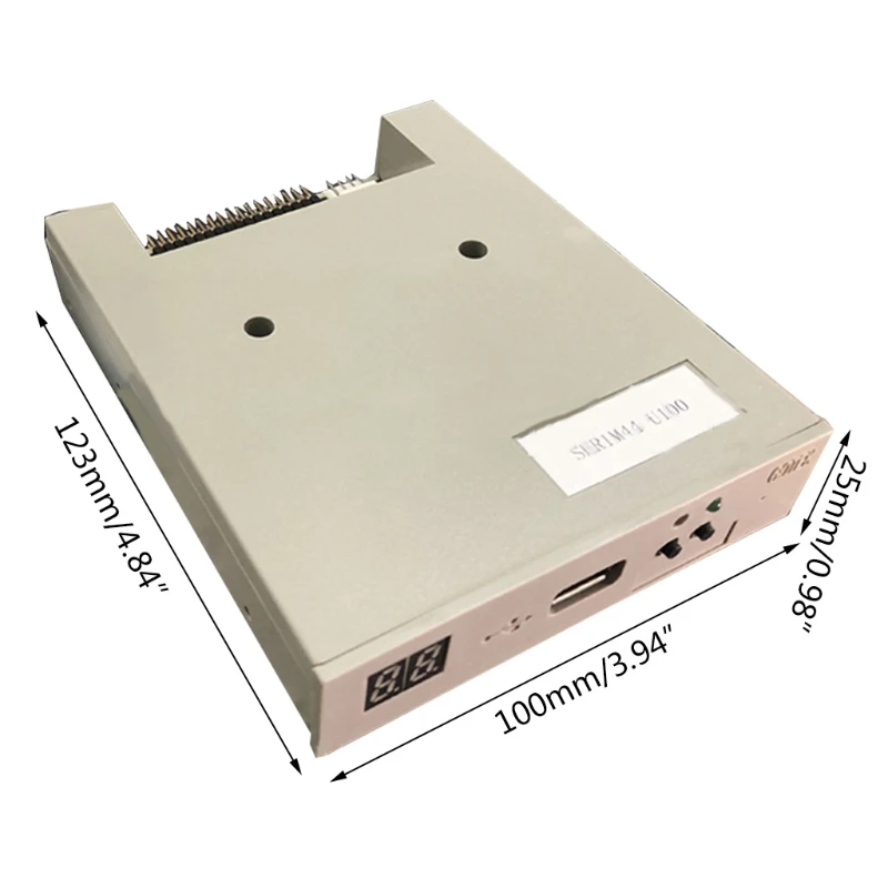 SFR1M44-U100 3.5in 1.44MB USB SSD Floppy Drive Emulator Plug and Play For Industrial Control Equipment Floppy Emulator