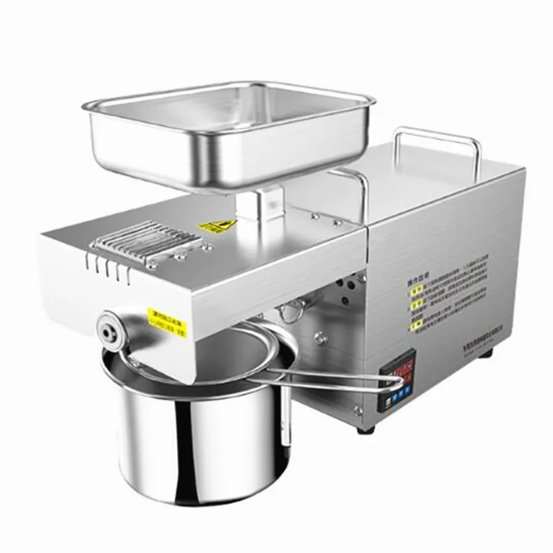 Nut Seed Walnut Oil Press Machine Small Coconut Oil Extractor Cocoa Bean Rapeseed Oil Expeller Flaxseed Oil Processing Machine 2