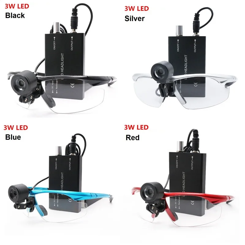 

High Quality 3/5W LED Medical Headlight Headlamp Dental Sugical ENT Headlamp with Glasses