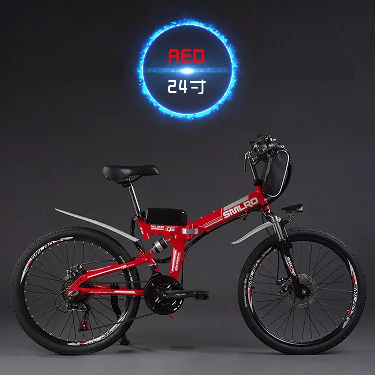Clearance Original X-Front brand 21 speed 26 inch 20A 48V 500W Lithium Battery Electric folding Mountain Bike downhill Bicycle ebike 8