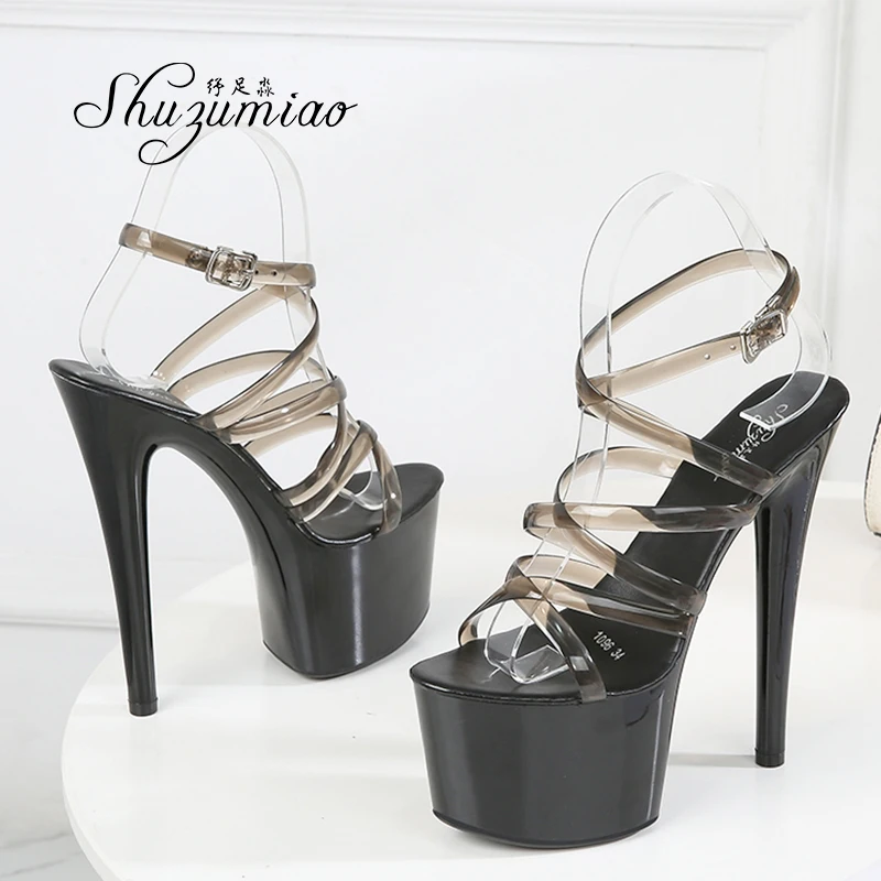 Jelly Sandals Woman Shoes Jelly Sandals Women High Heels Sandal 17cm