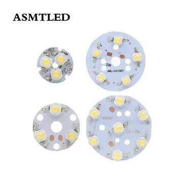 

1pcs/lot LED Chip Light With PCB Board 3W 5W High Power White Warm White LED Emitter Chip+ 23mm 30mm Aluminum Base PCB LED Beads
