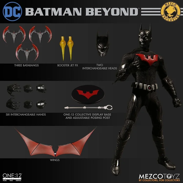 Mezco 1/12 Бэтмен Beyond Limited Коллекционная фигурка для фанатов праздничный подарок