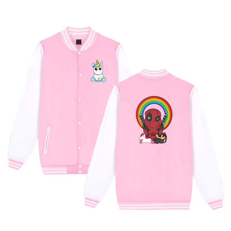 baseball jacket 11 Осенняя бейсбольная куртка с принтом единорога куртки для маленьких мальчиков и девочек детское зимнее теплое пальто для девочек повседневная одежда, верхняя одежда - Цвет: baseball jacket 11