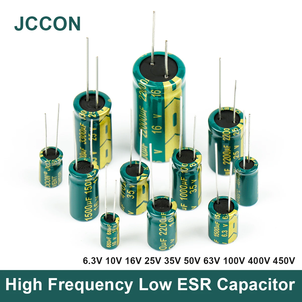 Jccon Aluminum Electrolytic Capacitor High Frequency Low Esr 6.3v 10v