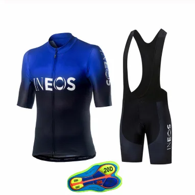 INEOS одежда для команды велосипедистов 20D pad шорты трикотажный комплект для велоспорта Ropa Ciclismo быстросохнущие Мужские pro велосипедный майон Culotte