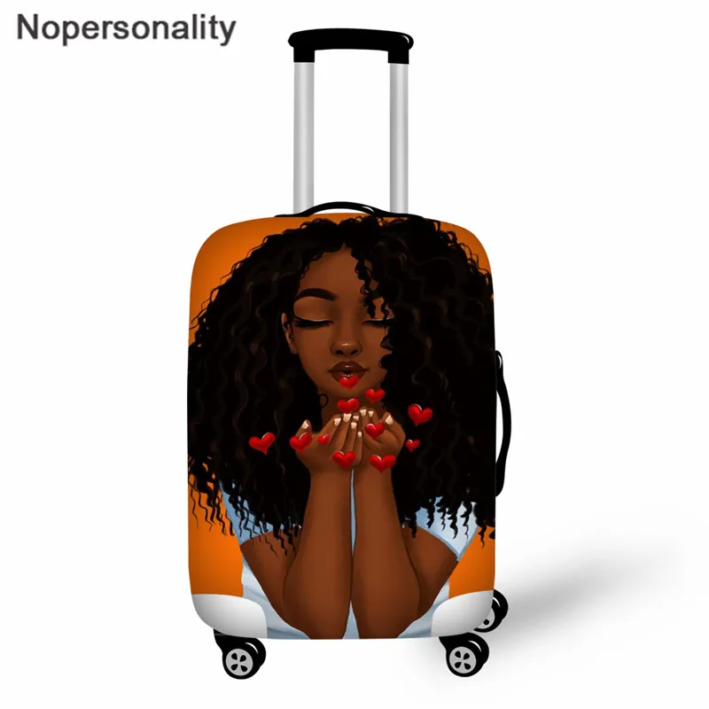 Nopersonality изящного искусства для девочки, аксессуары для путешествий, чемодана крышка чемодан защиты багажа Пылезащитный чехол тянущихся тканей 18-30 дюймов - Цвет: Z5106