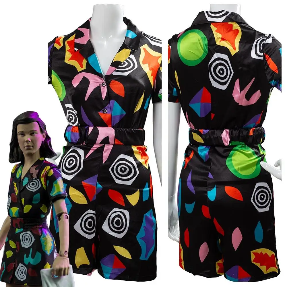 

Child Kids Stranger Things 3 Cosplay Eleven Dress Cosplay Costume For Little Girls Children Version