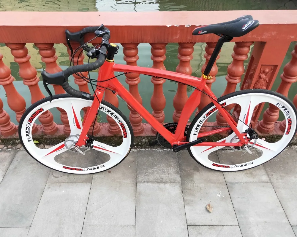 Best 21 speed  700C  road  bicycle  2016 new cycling  bicicleta road bike man& woman bike   Disc  brakes 2