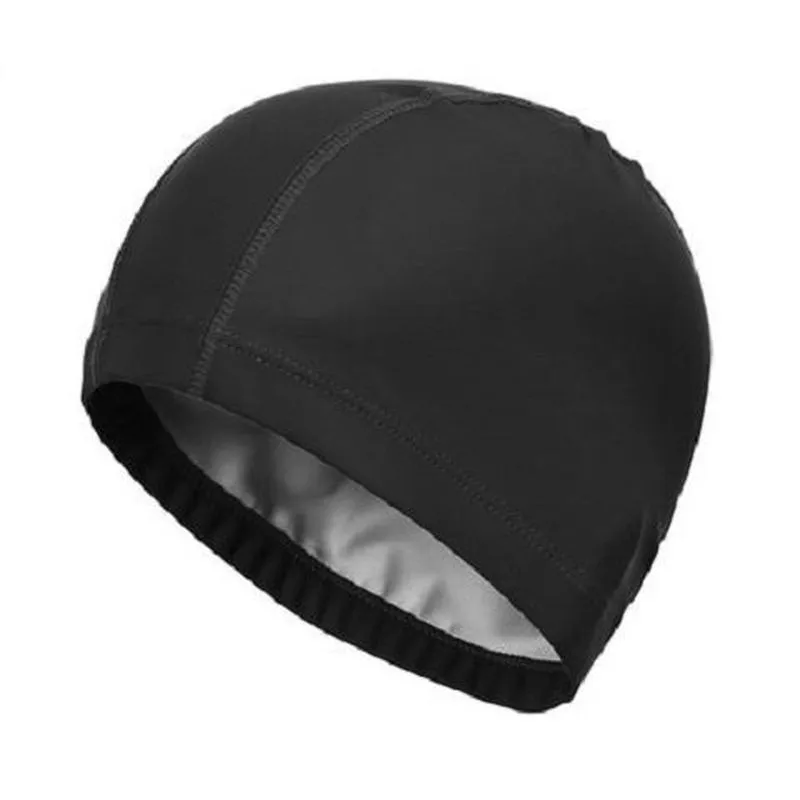 Swimming Caps For Men Women Universal Adult New PU Waterproof Ear Protection Solid Comfortable Travel Diving Essential Items Hat