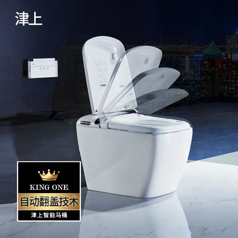 

Intelligent toilet automatic overturn household electric water tank integrated automatic toilet