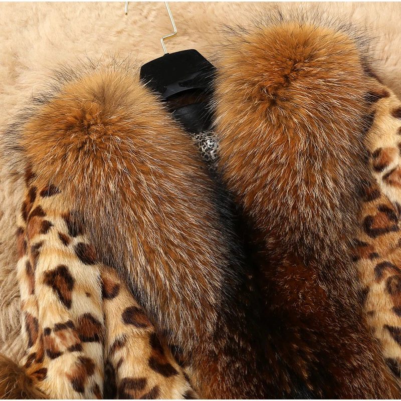 Женское пальто из искусственного меха с воротником, классическое леопардовое пальто средней длинны, Женская куртка больших размеров, зимняя теплая верхняя одежда, меховое пальто 6XL