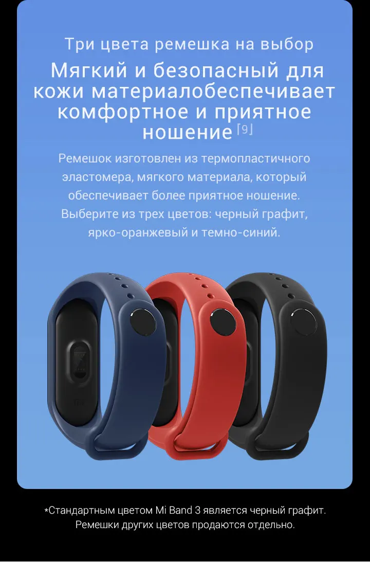 Фитнес-браслет Xiaomi Mi Band 3
