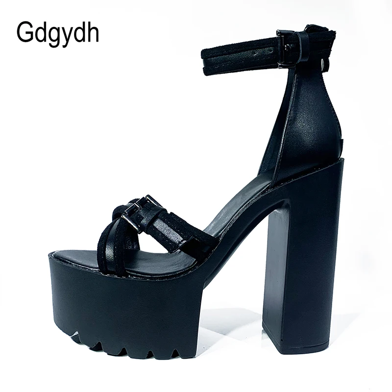 Женские туфли с молнией сзади Gdgydh черные туфли-непромокаемые сандалии на