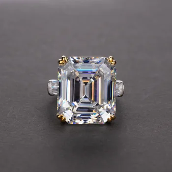 

Fashion Vintage 925 Sterling Silver Created Moissanite Gemstone Engagement Couple Rings Wedding Band Jewelry Wholesale