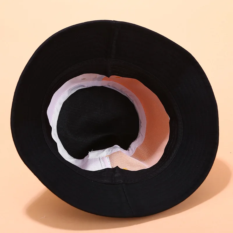 LDSLYJR patchwork color Bucket Hat Fisherman Hat outdoor travel hat Sun Cap Hats for Men and Women