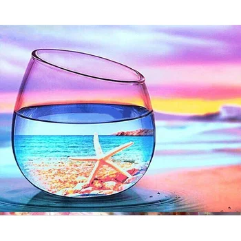 

GATYZTORY d DIY Diamond Painting Color Bottle Horse Accessories Mosaic Embroidery hobby Picture Rhinestone Pattern Home Decor