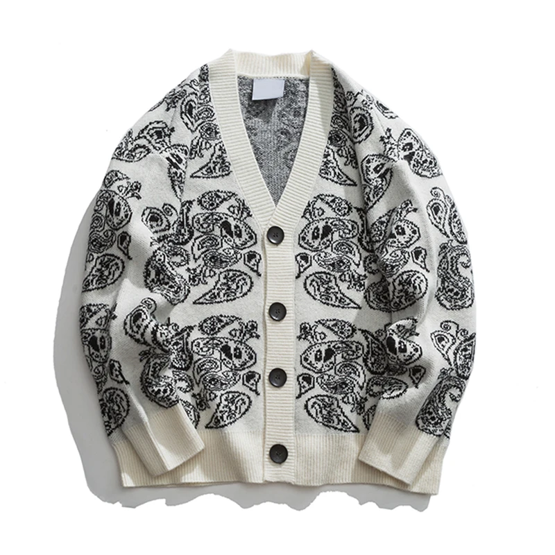 Hip Hop Paisley Knitting Pattern Men 
