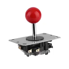 Arcade joystick DIY Joystick bola roja 4/8 Way Joystick Fighting Stick partes para juego Arcade construcción muy resistente