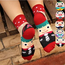 Цветные женские носки с героями мультфильмов, Осень-зима, модные милые носки для женщин и девушек, дышащие уличные хлопковые носки